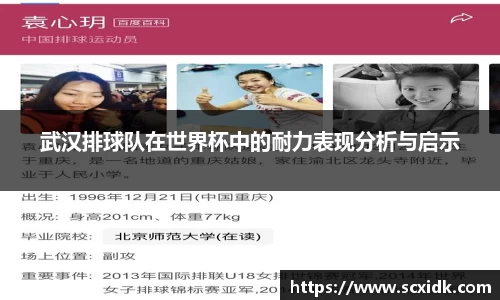 武汉排球队在世界杯中的耐力表现分析与启示