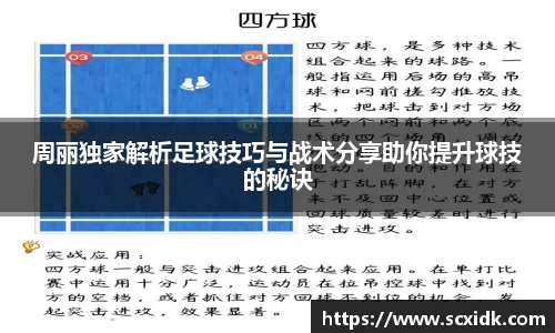 周丽独家解析足球技巧与战术分享助你提升球技的秘诀