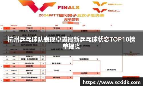杭州乒乓球队表现卓越最新乒乓球状态TOP10榜单揭晓