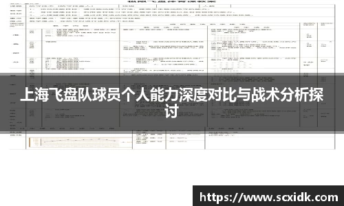 上海飞盘队球员个人能力深度对比与战术分析探讨